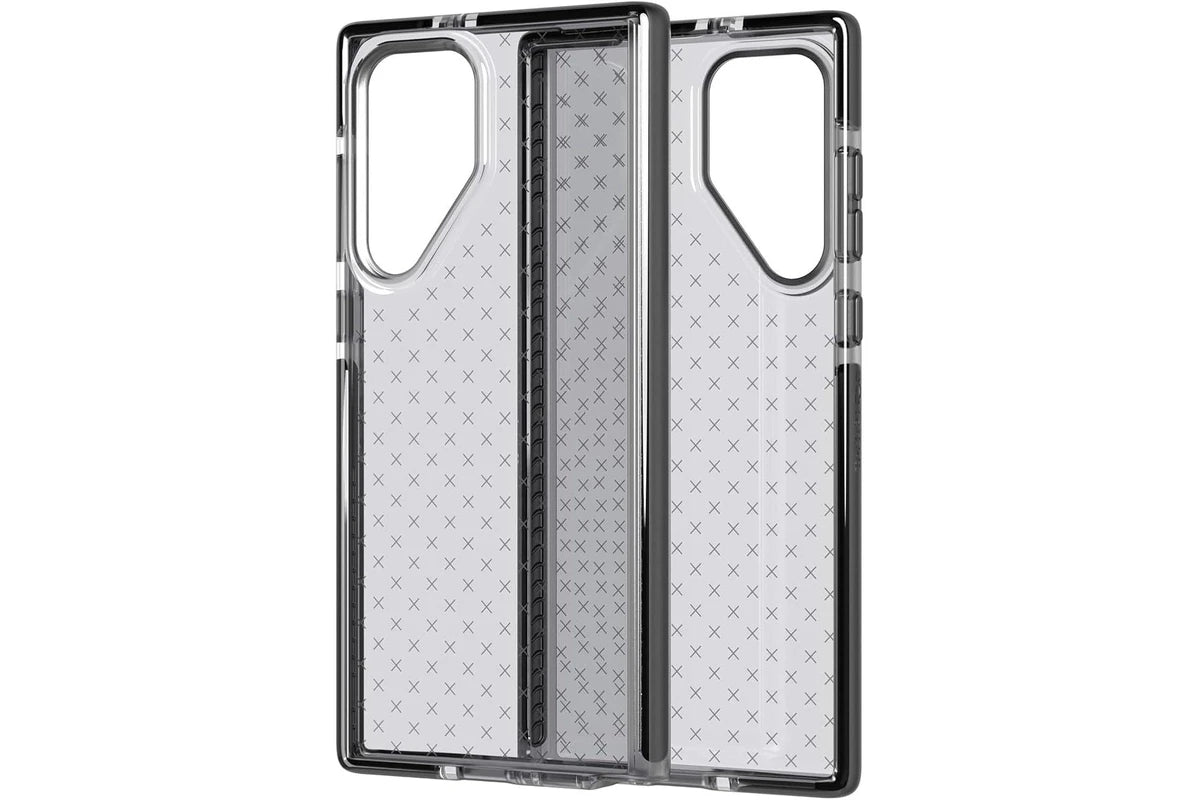 Tech21 EvoCheck Case for Samsung Galaxy S22 Ultra - Smokey/Black