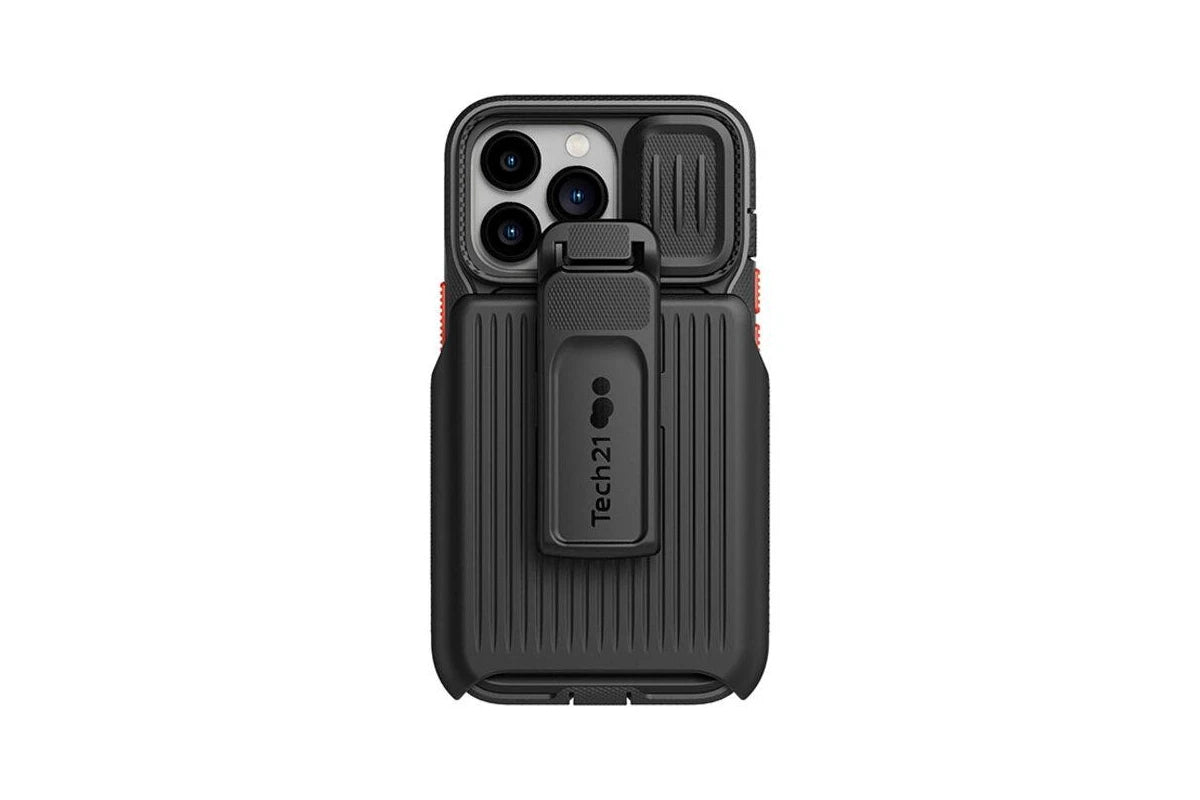 Tech21 Evo Max Protective Case with Holster (Suits iPhone 13 Pro) - Dark Grey