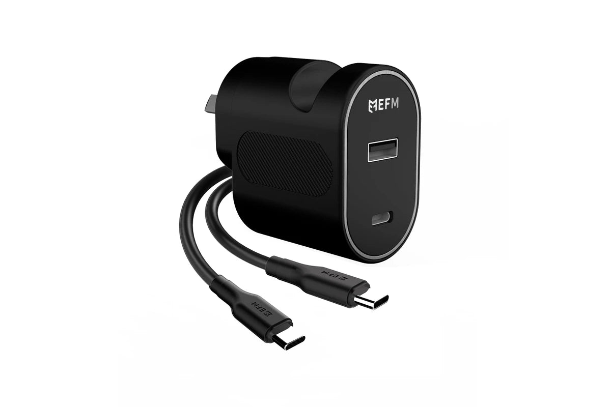 EFM 30W Wall Charger with USB C to USB C Cable