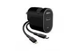 EFM 30W Dual Port Wall Charger - With Type C to Lightning Cable 1M