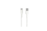 3sixT Tough 1.2m Male USB-A to USB-C V2.0 Cable Connector For Smartphones White
