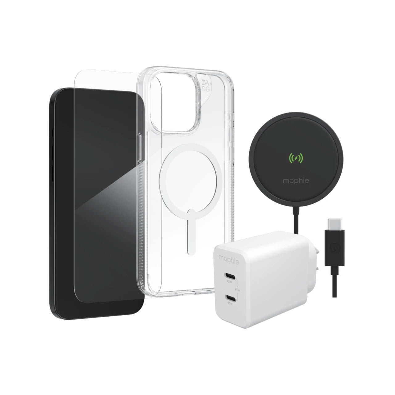 Zagg Starter Bundle for Apple iPhone 15 Pro