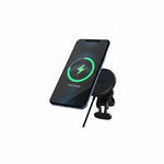 Wireless phone charger on a white background