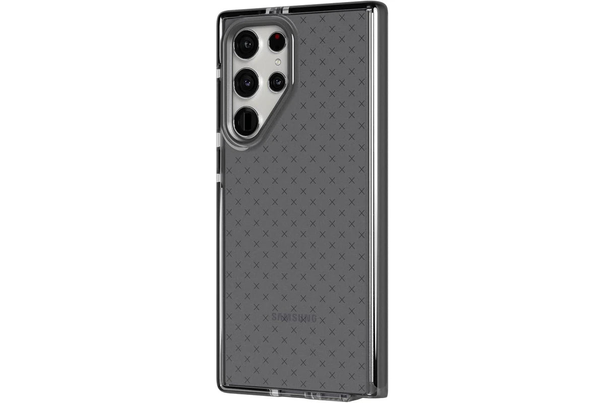 Tech21 EvoCheck Case for Samsung Galaxy S22 Ultra - Smokey/Black