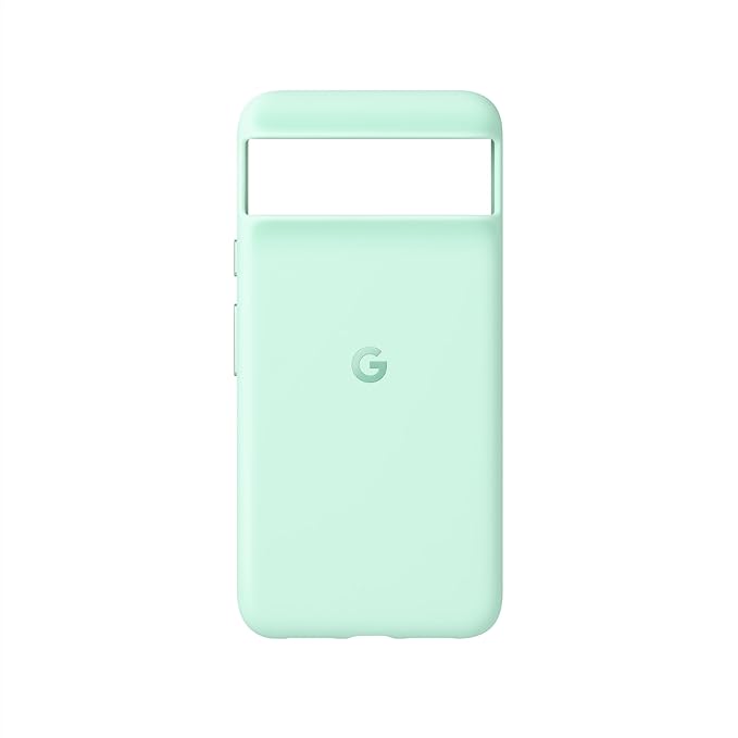 Genuine Soft Silicone Case for Google Pixel 8 - Mint Green