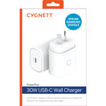 Cygnett 30W USB-C Wall Charger (White)