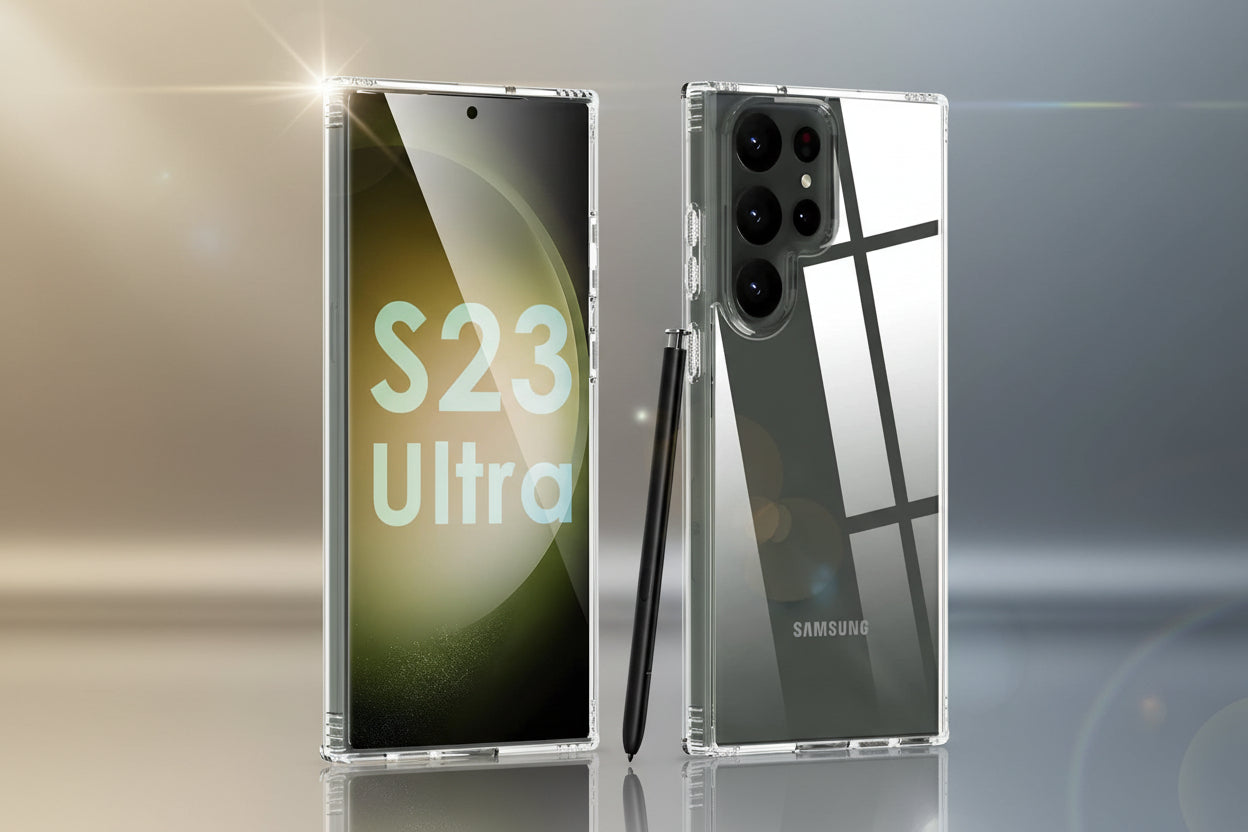 Clear Hard Case for Samsung Galaxy S23 Ultra 5G