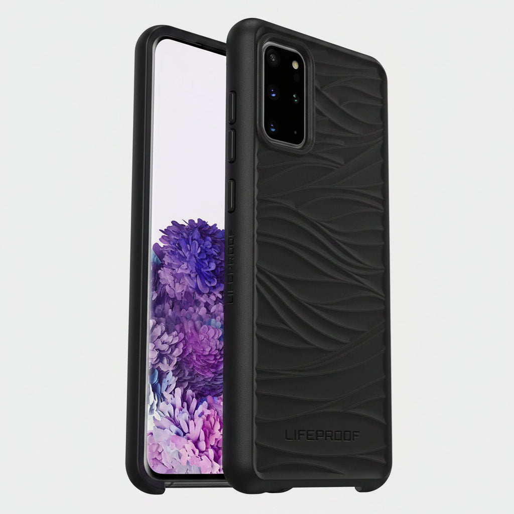 LifeProof Wake Series Shockproof and Drop Proof Mobile Phone Protective Thin Case for Samsung Galaxy S20+, Black