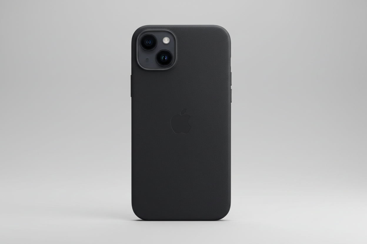 Geniune Silicone Case for iPhone 14 Plus - Black