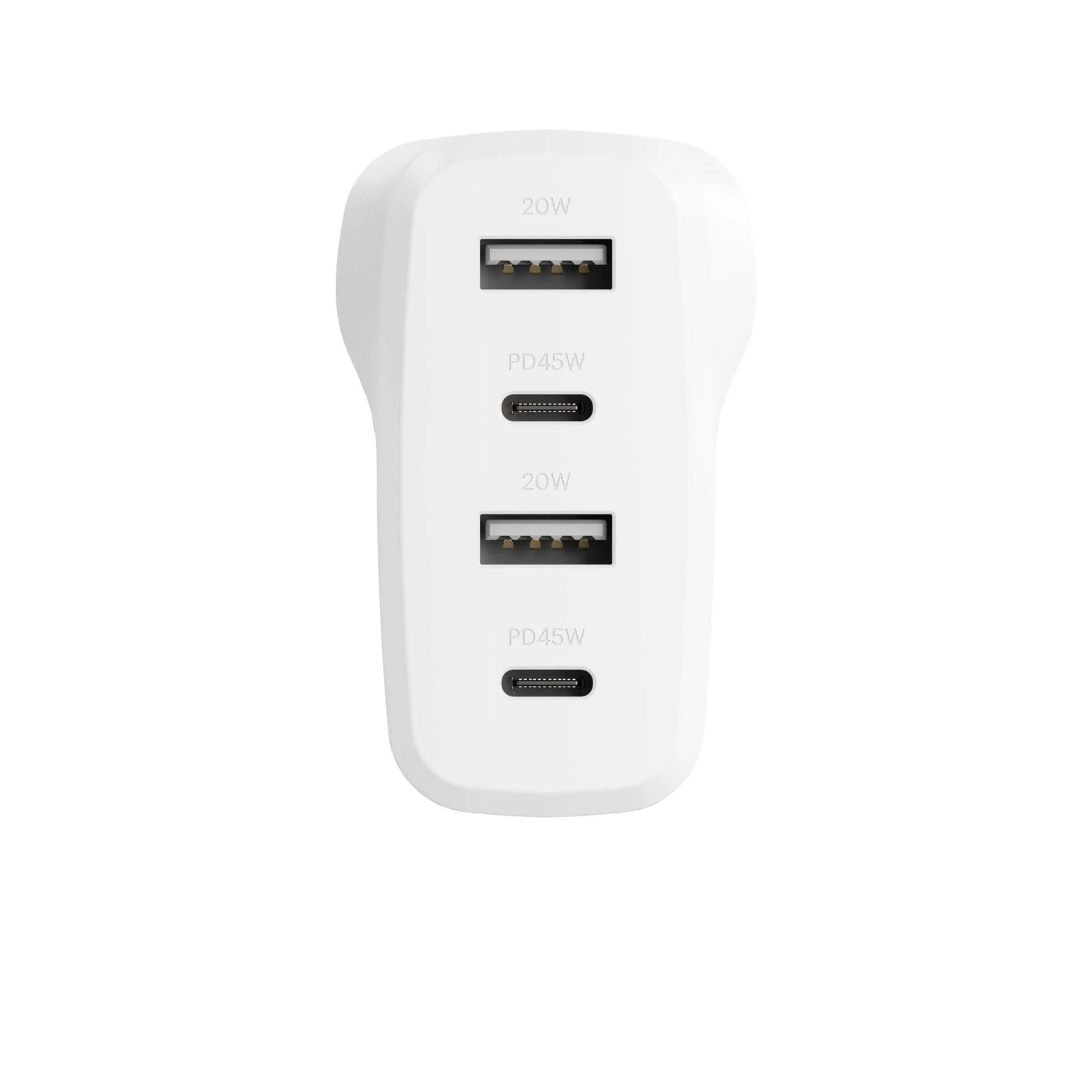 Cygnett PowerPlus 45W Multi-Port USB-C Wall Charger - White