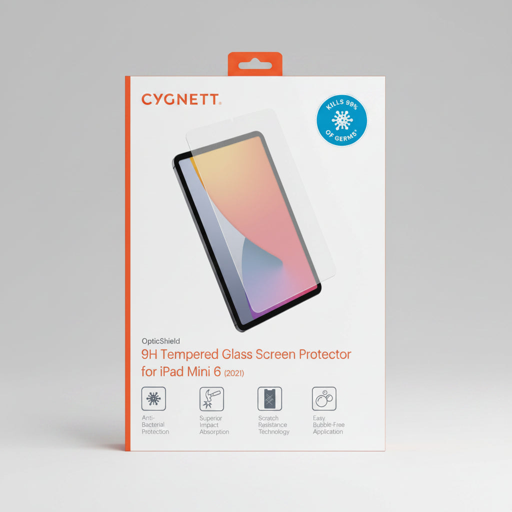 Cygnett OpticShield Glass Protector for iPad mini 6 & A17 Pro