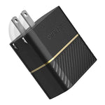 OtterBox 50W USB-C Fast Charge Dual Port Wall Charger - Black