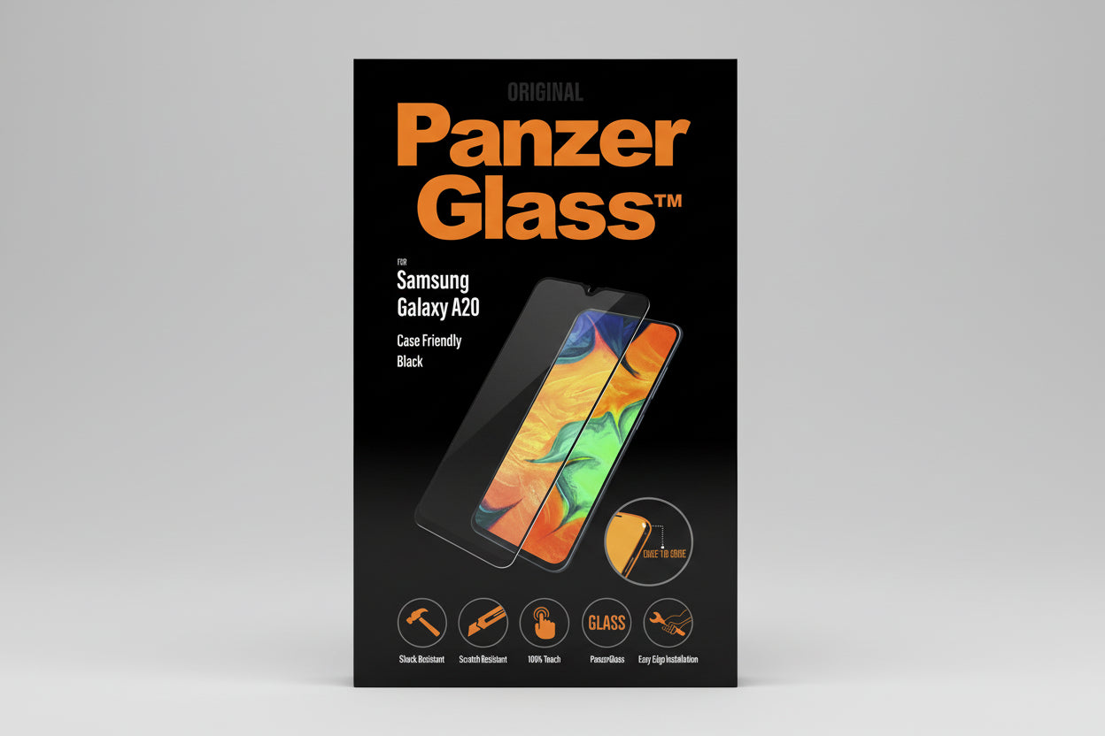 Panzer Glass Screen Protector for Samsung Galaxy A20