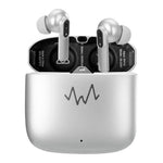 Wave Audio 3s-2300 Silver ENC True Wireless BT Earbuds Earphones Immersive Pro