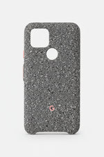 Official Google Fabric Case for Pixel 5 Smartphones - Static Grey