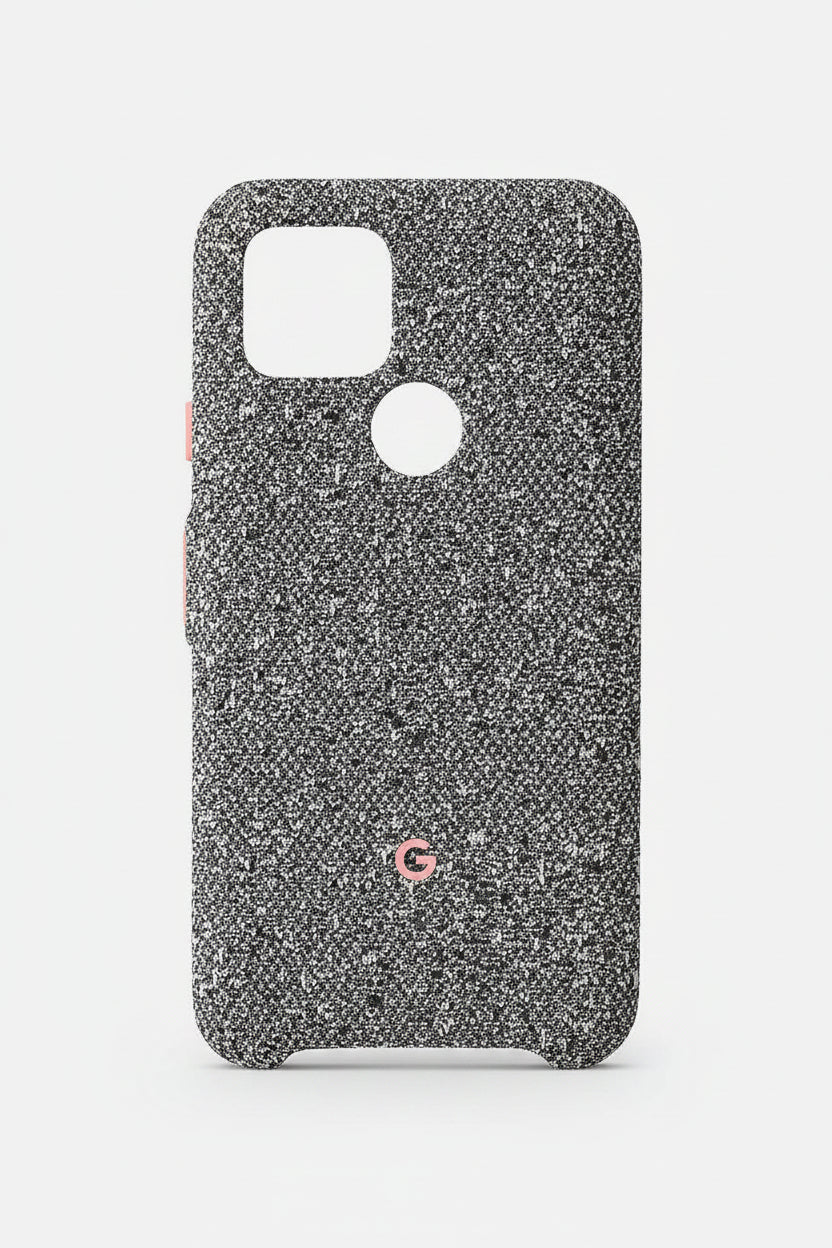 Official Google Fabric Case for Pixel 5 Smartphones - Static Grey