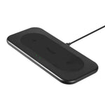3sixT  15W Dual Wireless Charger with Adapter - Black