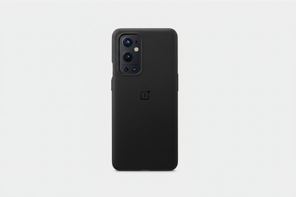 Oneplus 9 Pro Sandstone Bumper Case - Black