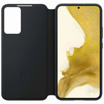 Genuine Samsung Smart Clear View Cover Case for Galaxy S22+ (S22 PLUS) - Black