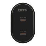 EFM 35W Dual Port Wall Charger with Power Delivery and PPS - Charcoal