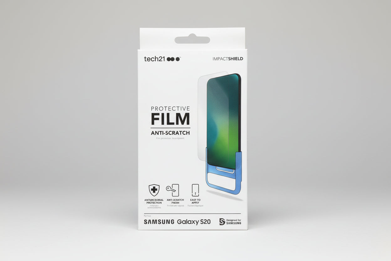 Tech21 Impact Shield Protective Film For Samsung Galaxy S20