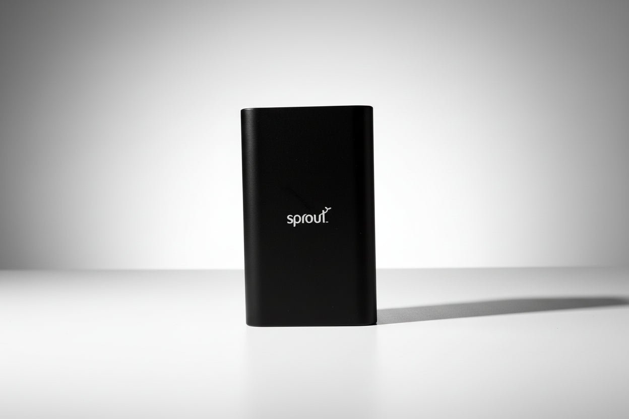 Sprout Power Bank 15000mAh w/ Type-C Rapid Charge - Black