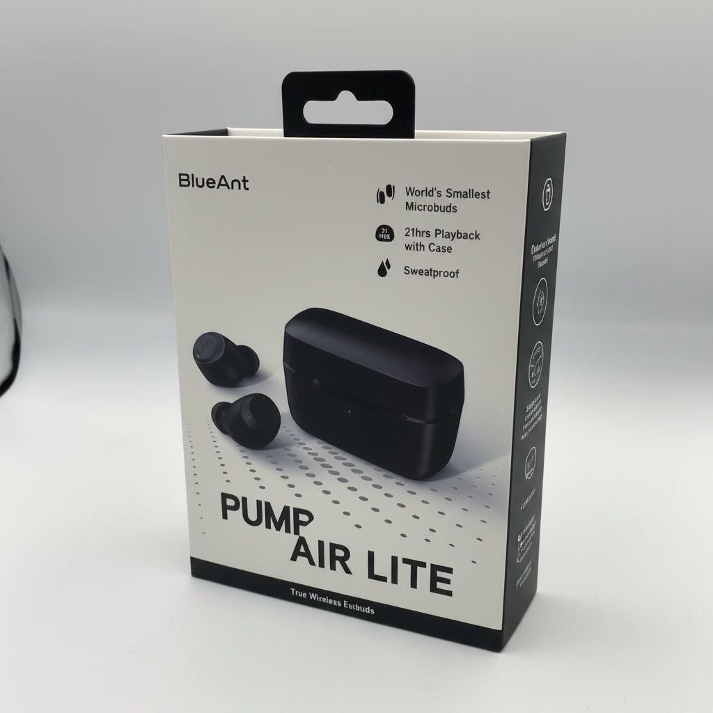 BlueAnt Pump Air Lite Earbuds In Ear Wireless Bluetooth Headphones