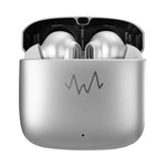 Wave Audio 3s-2300 Silver ENC True Wireless BT Earbuds Earphones Immersive Pro