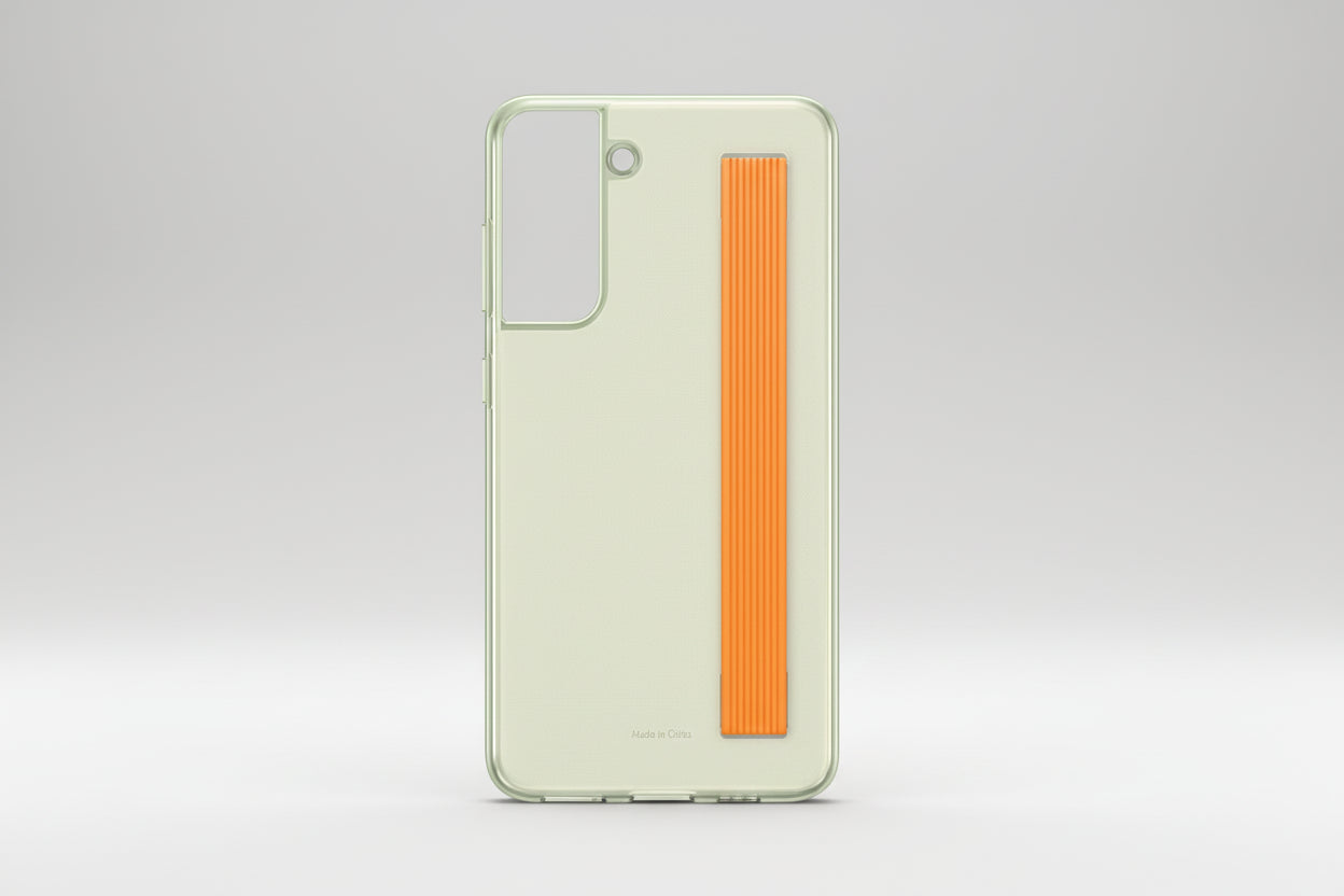 Genuine / Official Samsung Galaxy S21 FE Slim Strap Cover - Olive (Green) - New