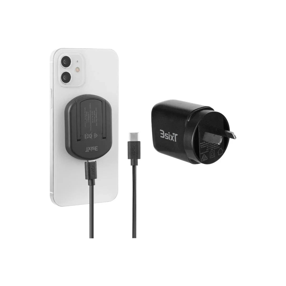 3sixT All In 1 MagSafe Charger 20W Wall Charger - Black