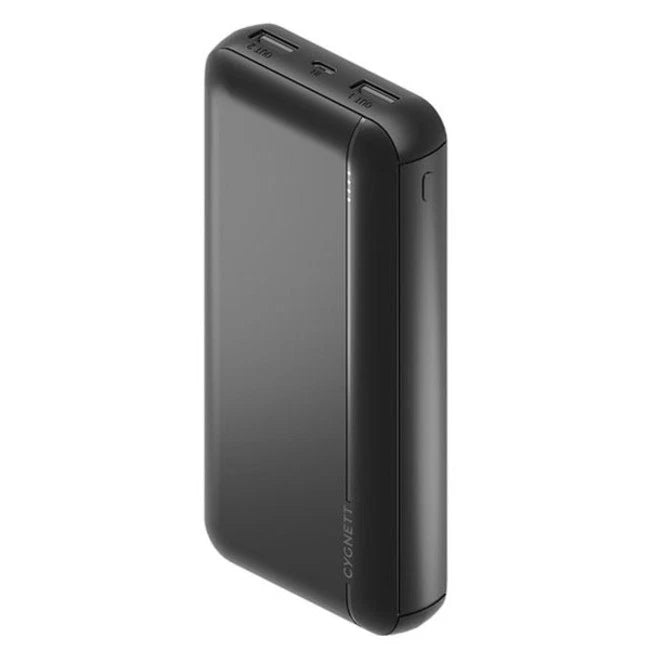 Cygnett Power and Protect 20000mAh 15.5W Power Bank - Black